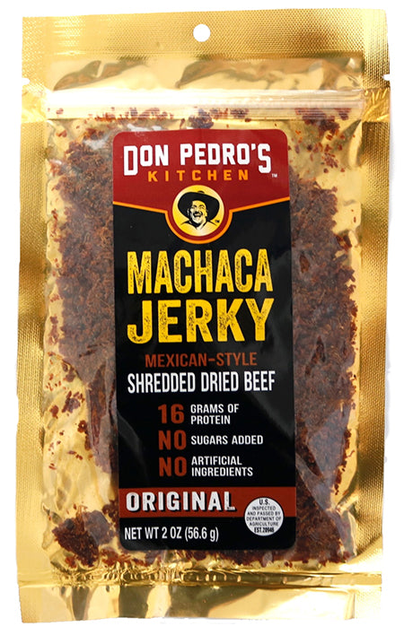 Mexi Machaca Shredded Beef Jerky Carne Seca 2oz Single Pack Original Flavor