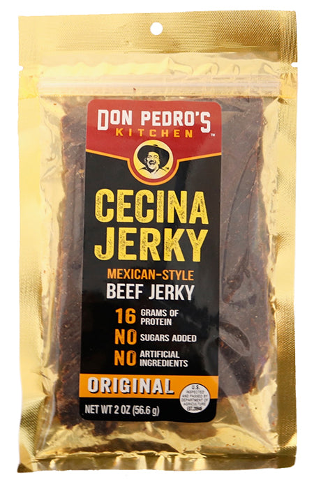 Mexi Cecina Beef Jerky Carne Seca 2oz Single Pack Original Flavor